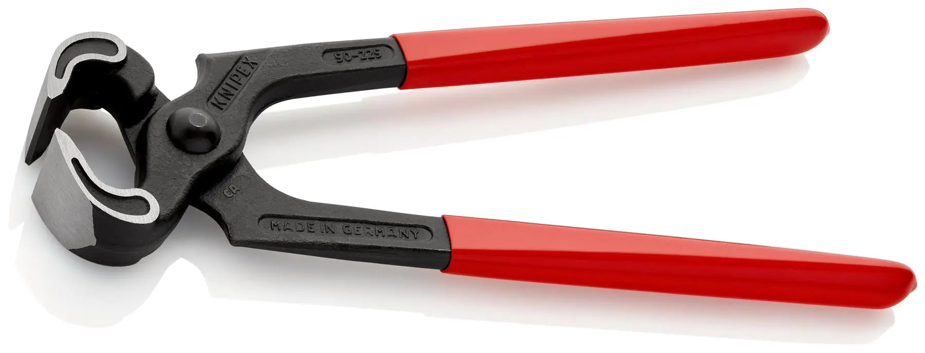 KNIPEX Carpenters Pincers 225mm Plastic Coated Handles 50 01 225  White Rose Tools