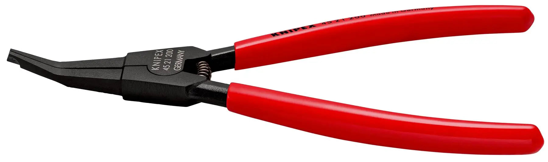 KNIPEX Circlip Pliers Special Retaining Ring Plier for Retaining Rings on Shafts 220mm 45 21 200  White Rose Tools