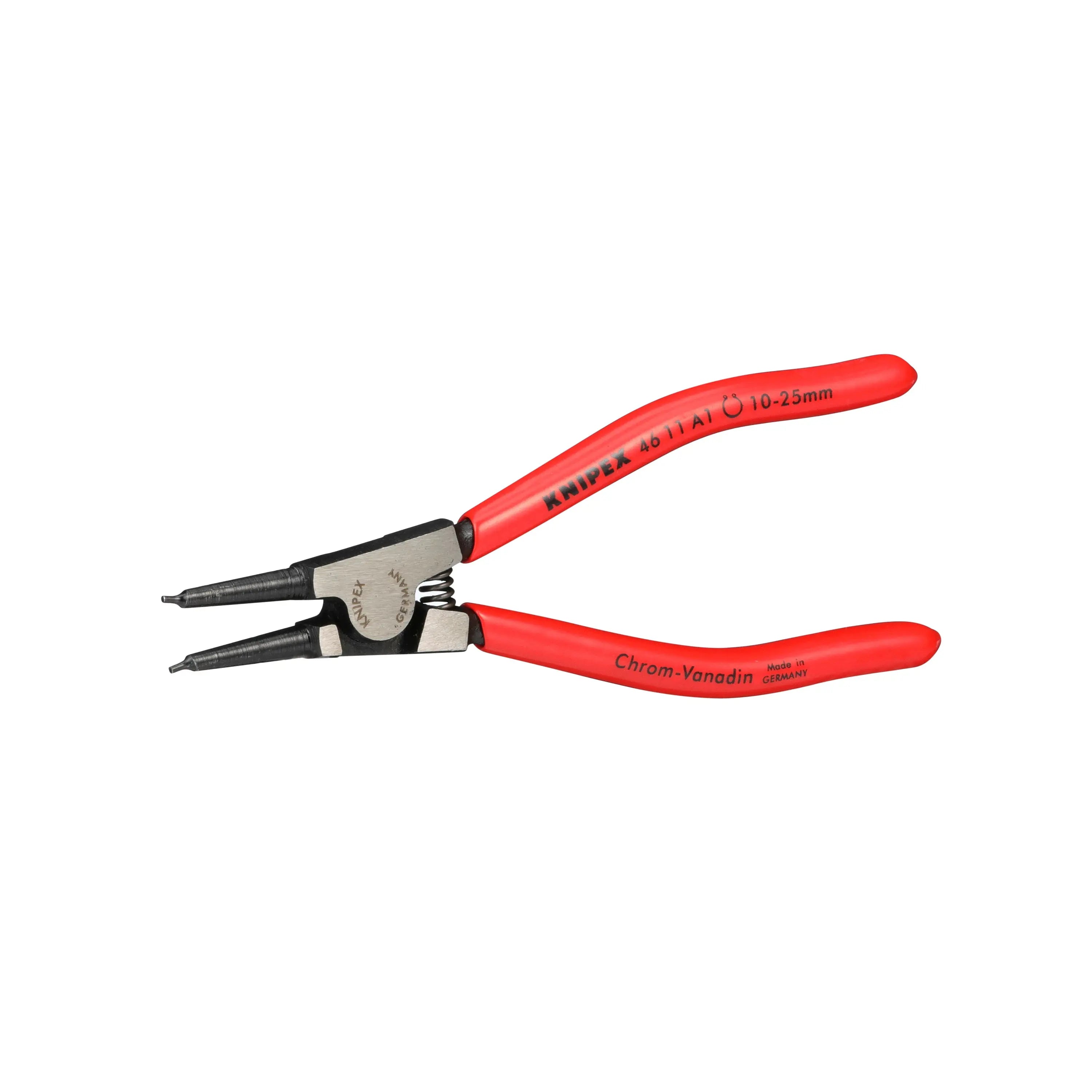 KNIPEX Circlip Pliers for External Circlips on Shafts 140mm 1.3mm Diameter Tips 46 11 A1  White Rose Tools