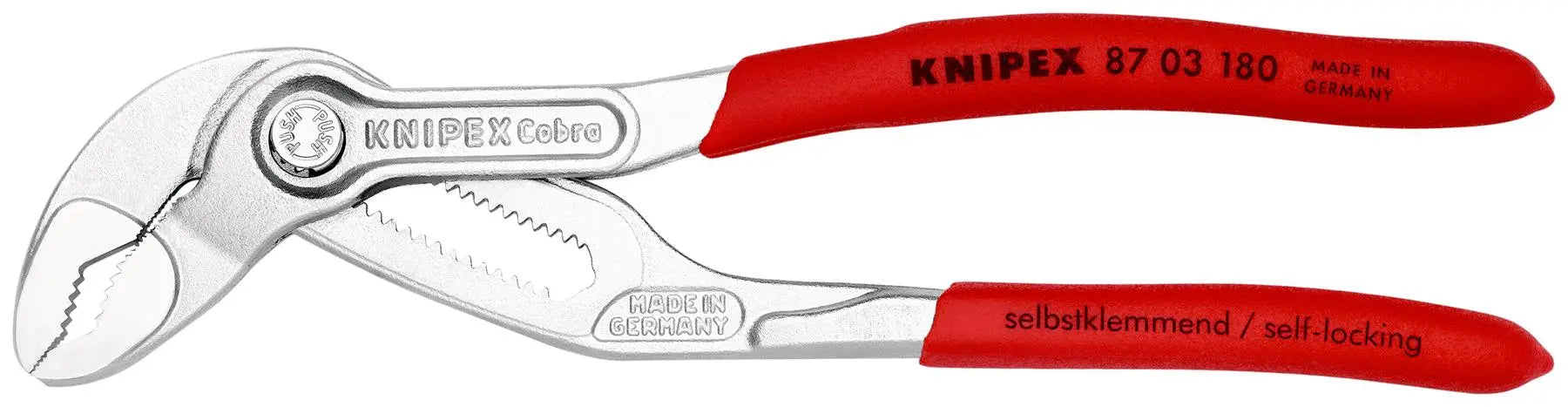KNIPEX Cobra High Tech Water Pump Pliers 100-560 mm Choose Size  White Rose Tools