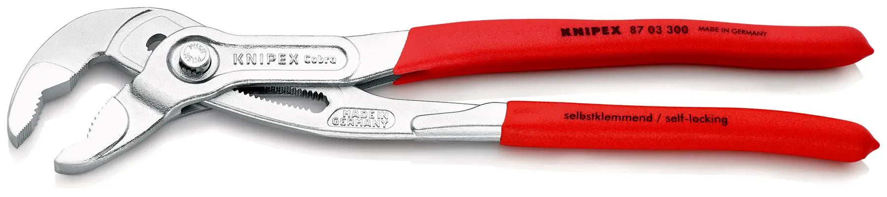 KNIPEX Cobra High Tech Water Pump Pliers 100-560 mm Choose Size  White Rose Tools