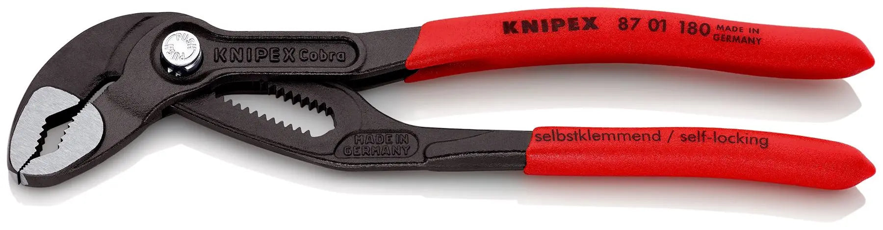 KNIPEX Cobra High Tech Water Pump Pliers 100-560 mm Choose Size  White Rose Tools