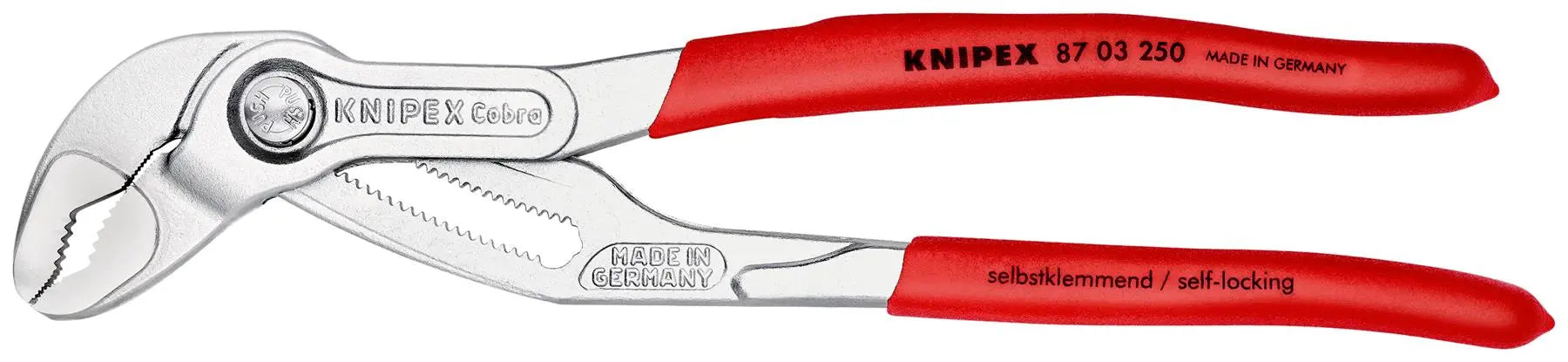 KNIPEX Cobra High Tech Water Pump Pliers 100-560 mm Choose Size  White Rose Tools