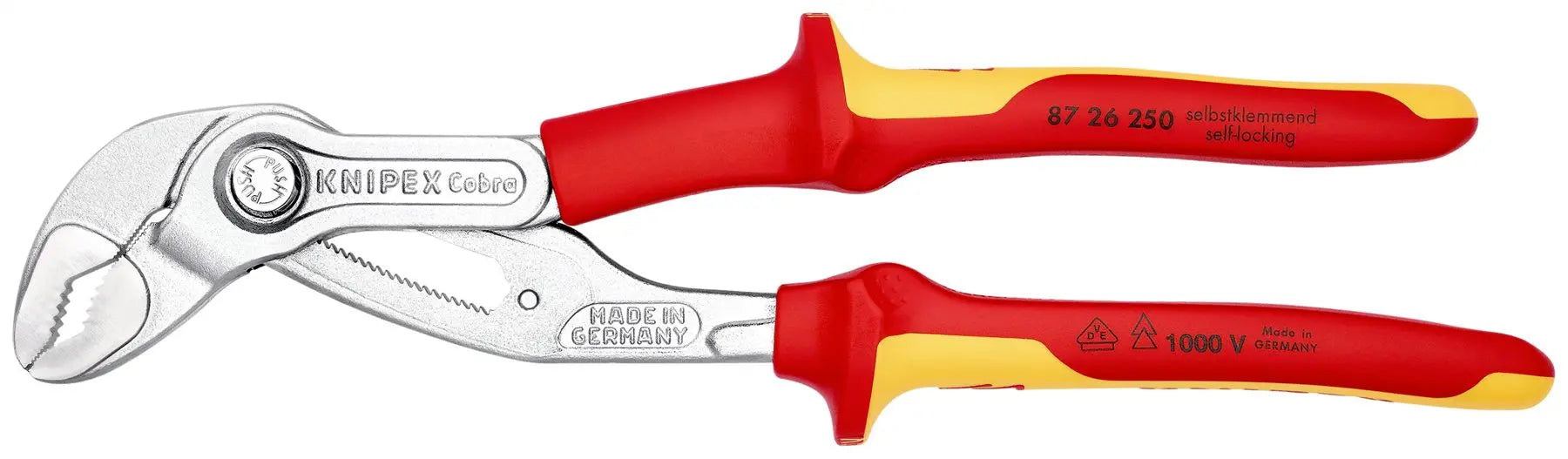 KNIPEX Cobra High Tech Water Pump Pliers 100-560 mm Choose Size  White Rose Tools
