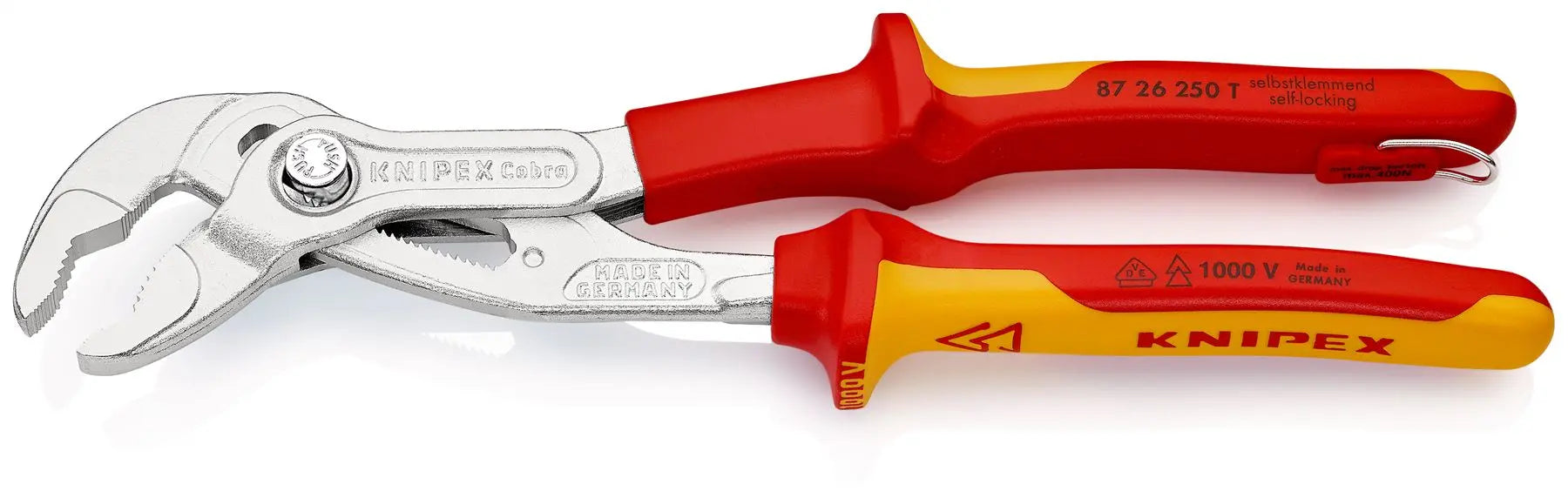 KNIPEX Cobra High Tech Water Pump Pliers 100-560 mm Choose Size  White Rose Tools