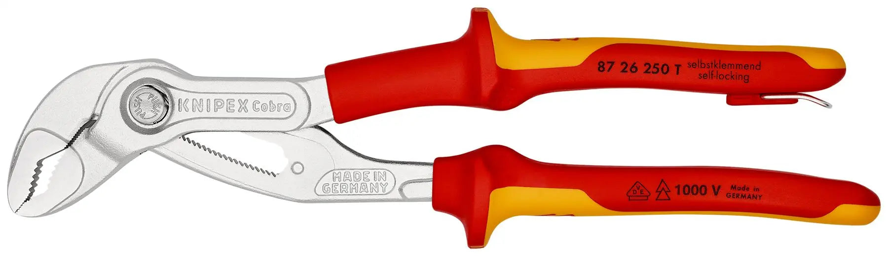 KNIPEX Cobra High Tech Water Pump Pliers 100-560 mm Choose Size  White Rose Tools