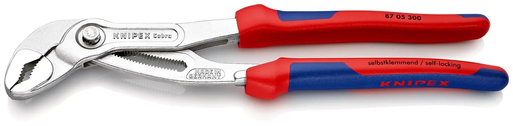 KNIPEX Cobra High Tech Water Pump Pliers 100-560 mm Choose Size  White Rose Tools