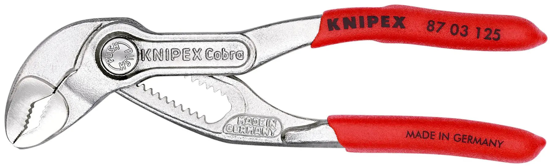 KNIPEX Cobra High Tech Water Pump Pliers 100-560 mm Choose Size  White Rose Tools