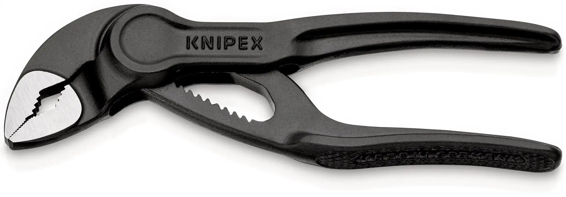 KNIPEX Cobra XS 100mm Pipe Wrench and Water Pump Pliers Ø 28 mm Capacity 87 00 100  White Rose Tools
