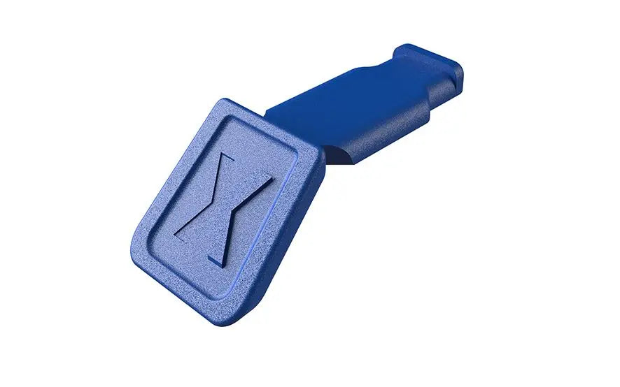 KNIPEX ColorCode Clips Blue Colour 10 Pack KNIPEXtend for KNIPEX Comfort Handles (RAL Code 5002) 00 61 10 CB  White Rose Tools