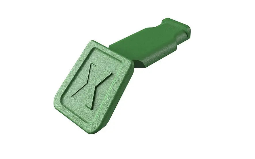 KNIPEX ColorCode Clips Green Colour 10 Pack KNIPEXtend for KNIPEX Comfort Handles (RAL Code 6001) 00 61 10 CG  White Rose Tools