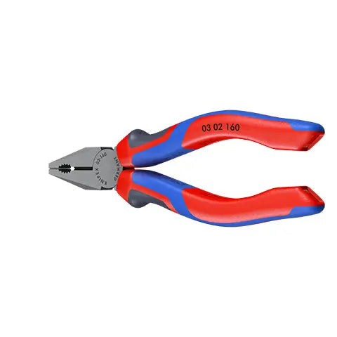 KNIPEX Combination Pliers 160mm Multi Component Grips 03 02 160 SB  White Rose Tools