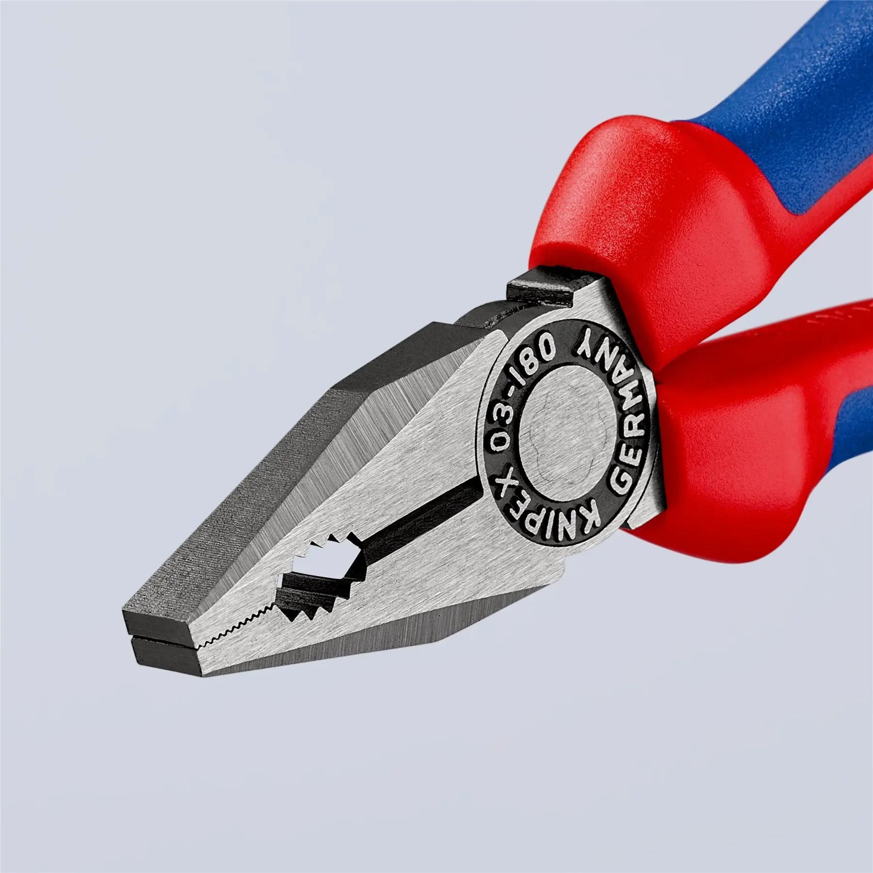 KNIPEX Combination Pliers 180mm Multi Component Grips 03 02 180 SB  White Rose Tools