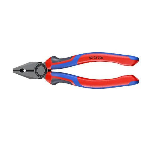 KNIPEX Combination Pliers 200mm with Comfort Handles 03 02 200 SB  White Rose Tools