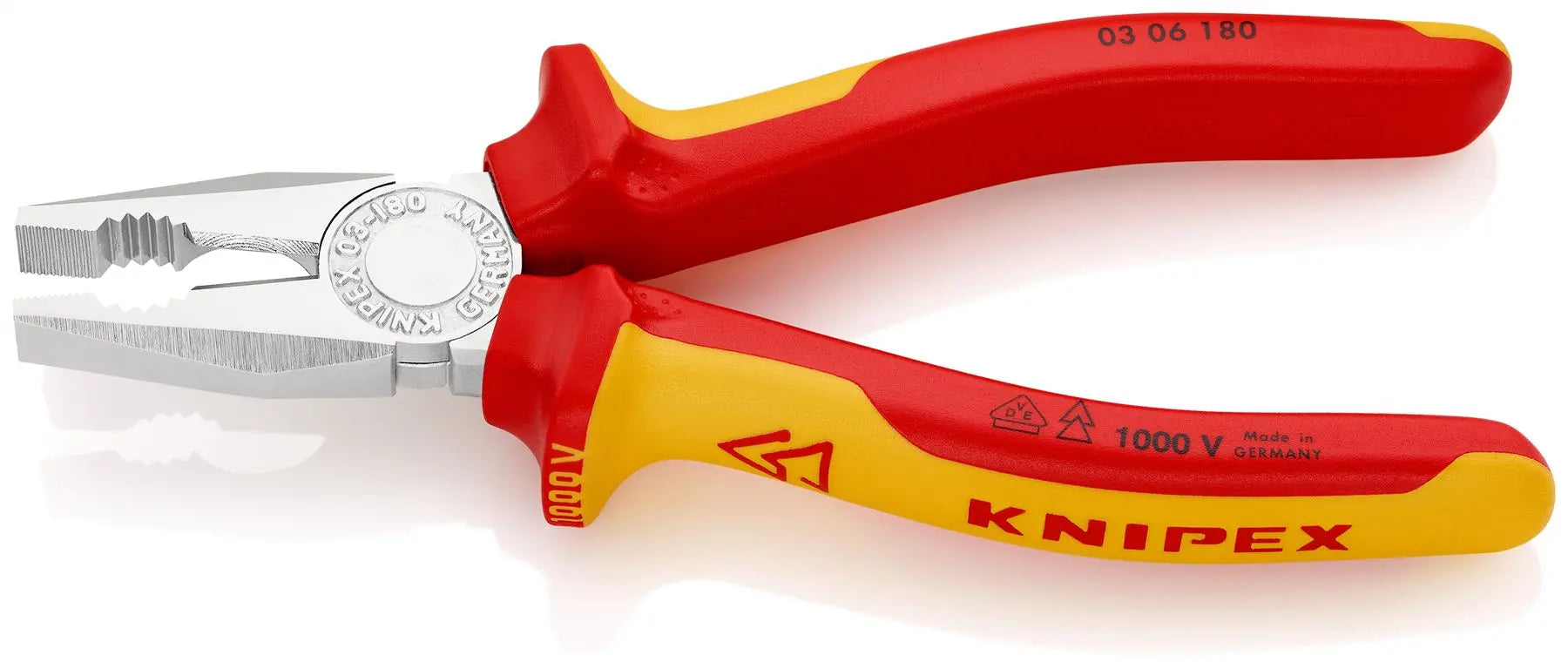KNIPEX Combination Pliers Cutter 140-250mm all Handle Types Choose Size  White Rose Tools