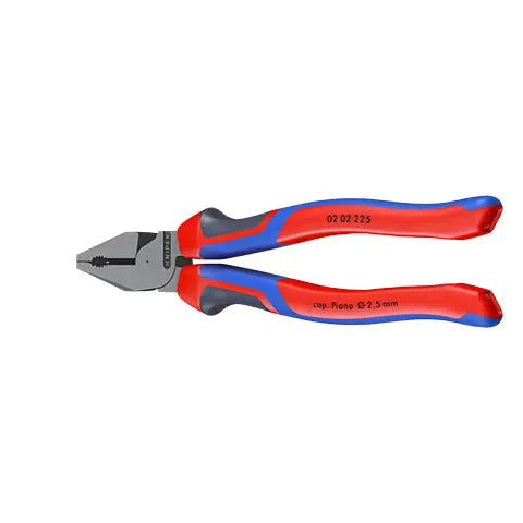 KNIPEX Combination Pliers High Leverage 180mm Chrome with Comfort Handles 02 05 180  White Rose Tools