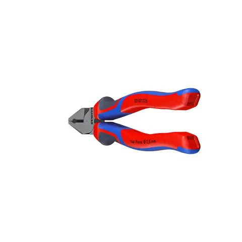 KNIPEX Combination Pliers High Leverage 180mm Chrome with Comfort Handles 02 05 180  White Rose Tools