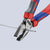 KNIPEX Combination Pliers High Leverage 180mm Multi Component Grips 02 02 180  White Rose Tools