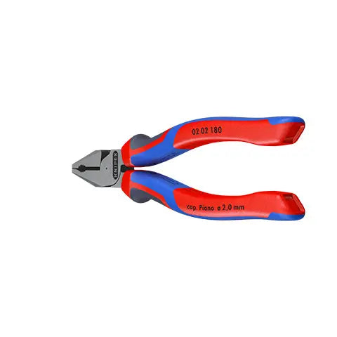 KNIPEX Combination Pliers High Leverage 180mm with Comfort Handles 02 02 180  White Rose Tools