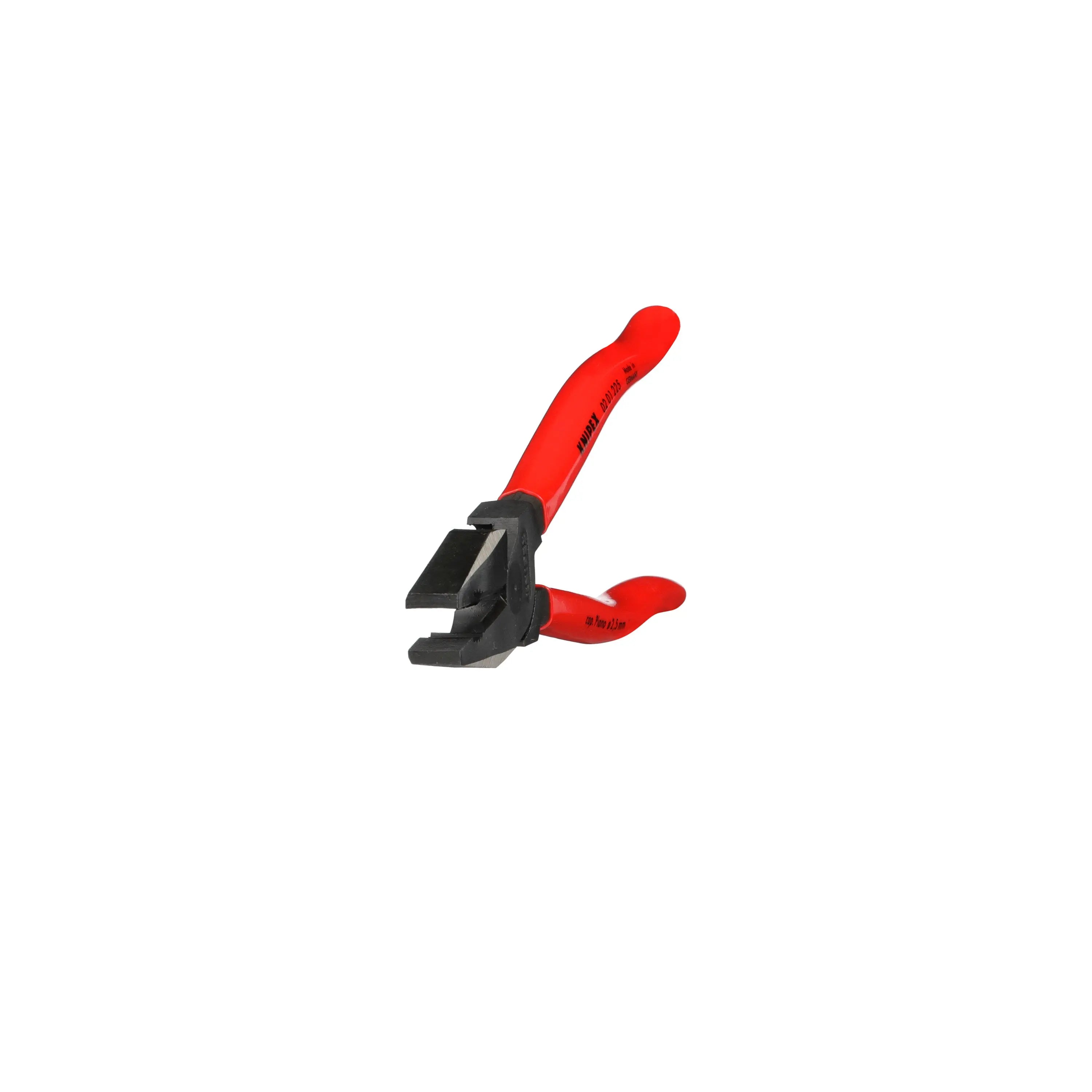 KNIPEX Combination Pliers High Leverage 225mm Plastic Coated 02 01 225  White Rose Tools