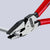 KNIPEX Combination Pliers High Leverage 225mm Plastic Coated 02 01 225  White Rose Tools