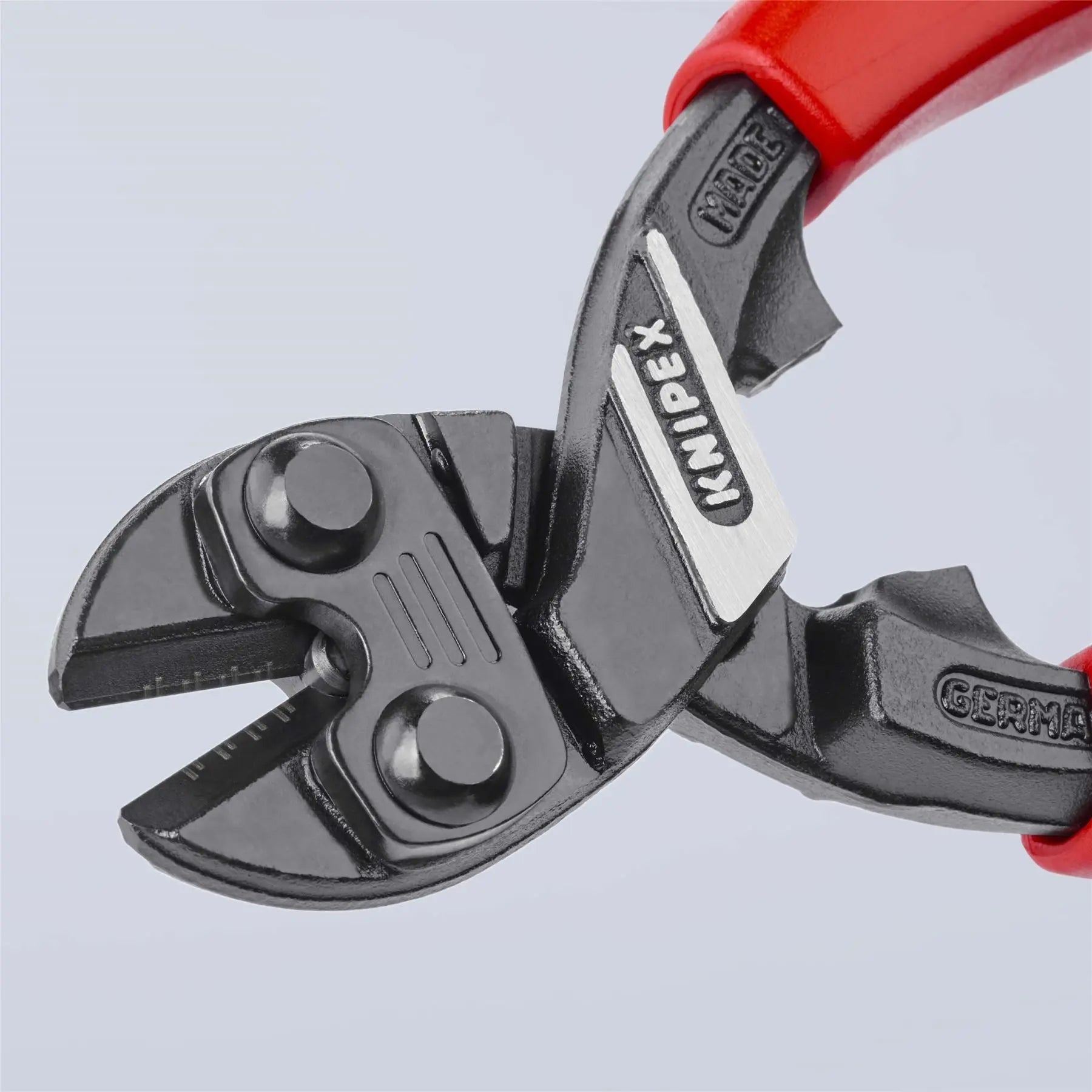 KNIPEX Compact Bolt Cutters CoBolt Cutting Pliers 200mm Multi Component Grips 71 02 200  White Rose Tools