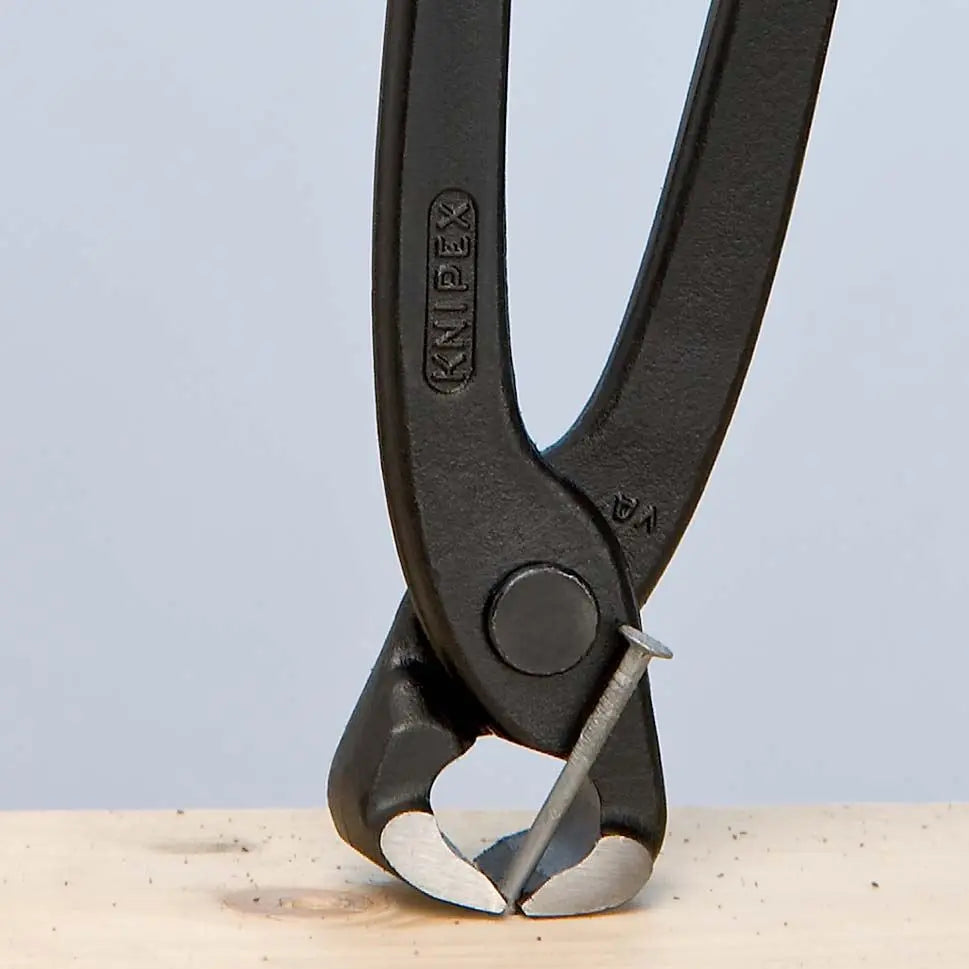 KNIPEX Concreters Nipper Pliers 220mm Plastic Coated Handles 99 01 220 EAN  White Rose Tools