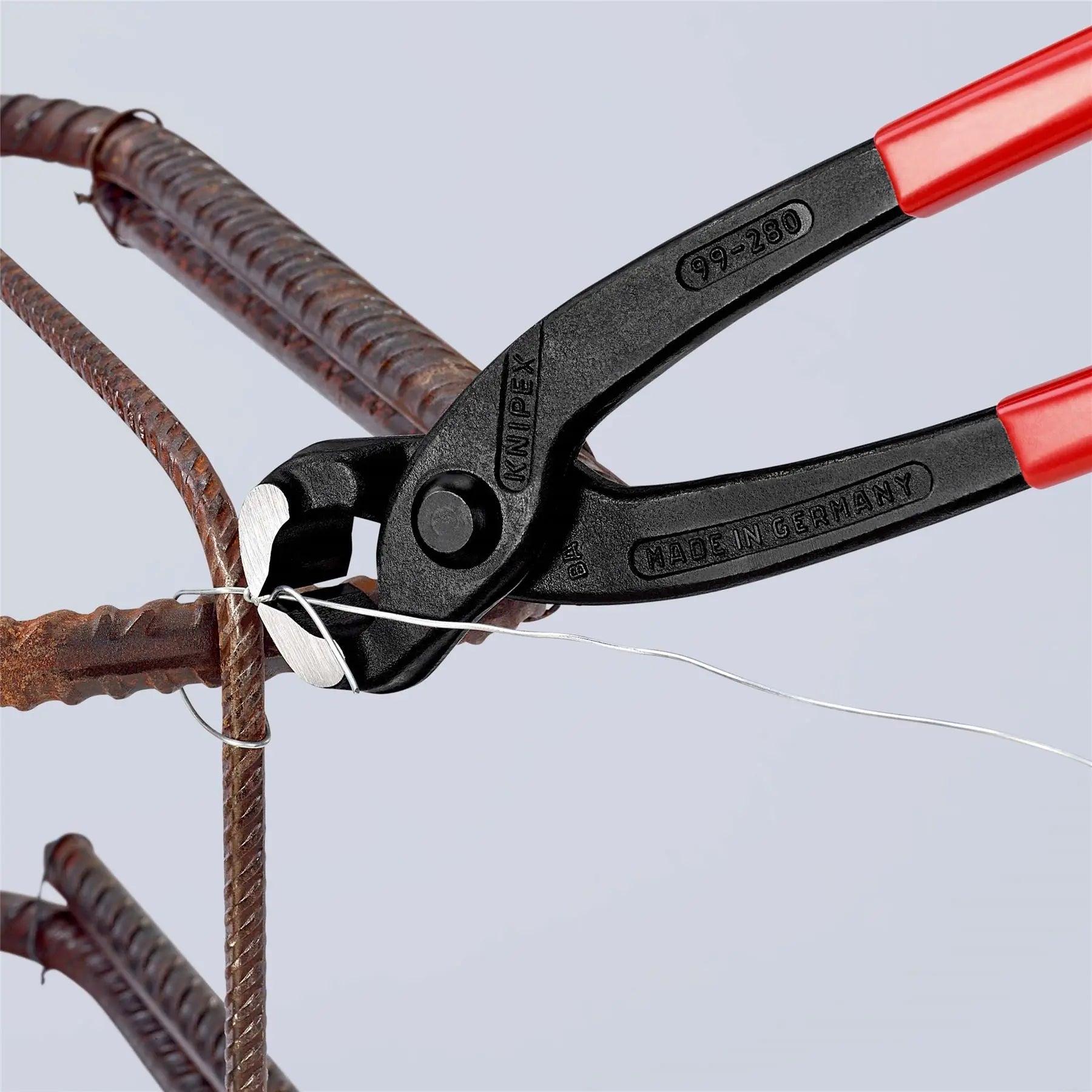 KNIPEX Concreters Nipper Pliers 280mm Plastic Coated Handles 99 01 280  White Rose Tools