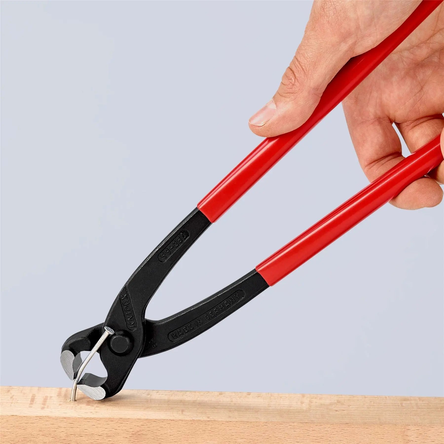 KNIPEX Concreters Nipper Pliers 280mm Plastic Coated Handles 99 01 280  White Rose Tools