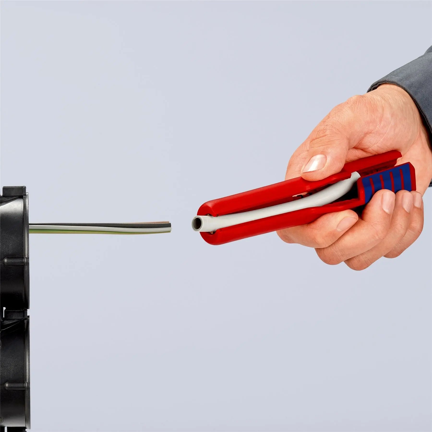 KNIPEX Depth Wire Stripping Tool 175mm for 8-13mm Diameter Cables 16 80 175 SB  White Rose Tools