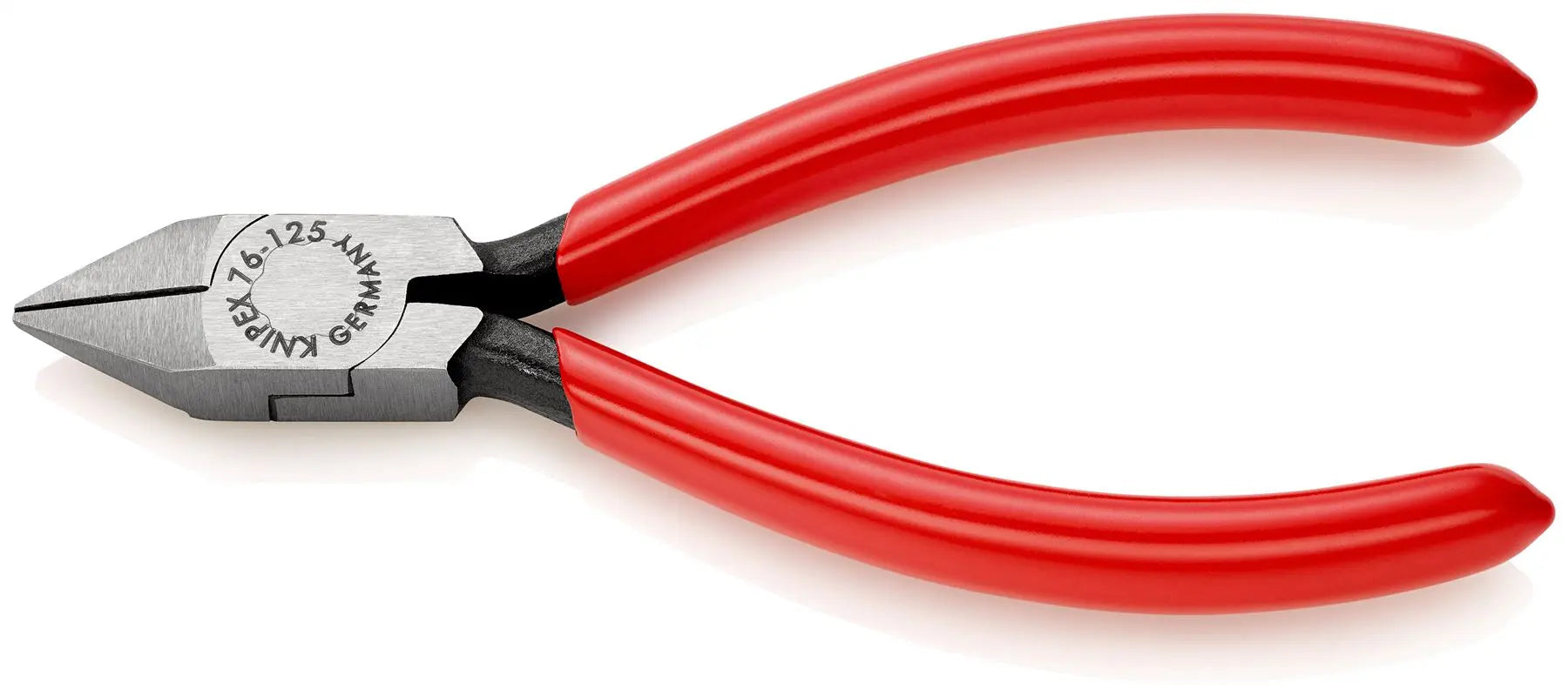 KNIPEX Diagonal Cutter for Electromechanics Side Cutting Pliers 125mm Plastic Coated 76 81 125  White Rose Tools