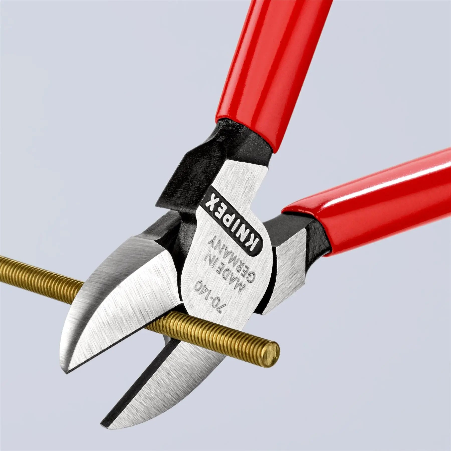 KNIPEX Diagonal Cutting Pliers Side Cutters 140mm Plastic Coated 70 01 140  White Rose Tools