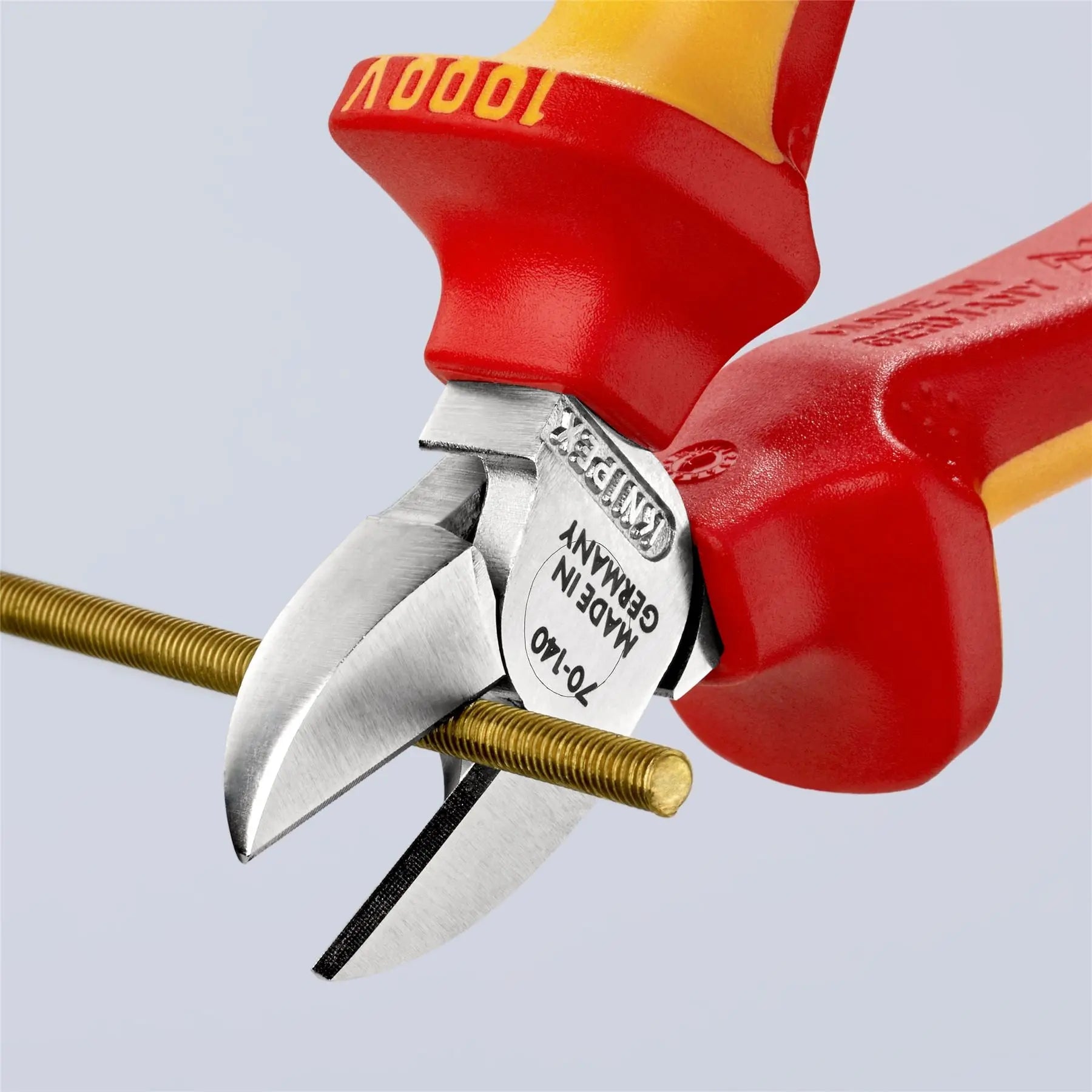 KNIPEX Diagonal Cutting Pliers Side Cutters 140mm VDE Insulated Multi Component Grips 70 06 140 SB  White Rose Tools