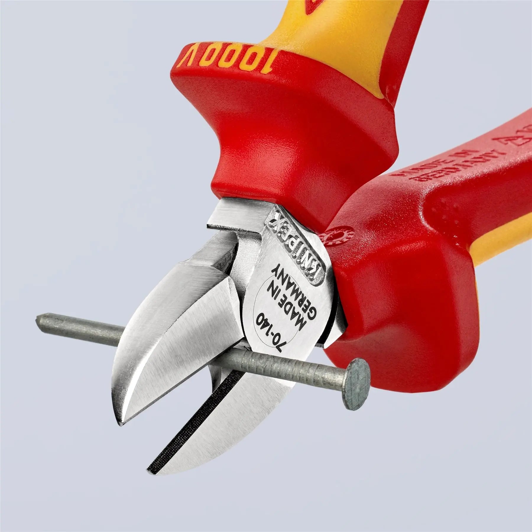 KNIPEX Diagonal Cutting Pliers Side Cutters 140mm VDE Insulated Multi Component Grips 70 06 140 SB  White Rose Tools