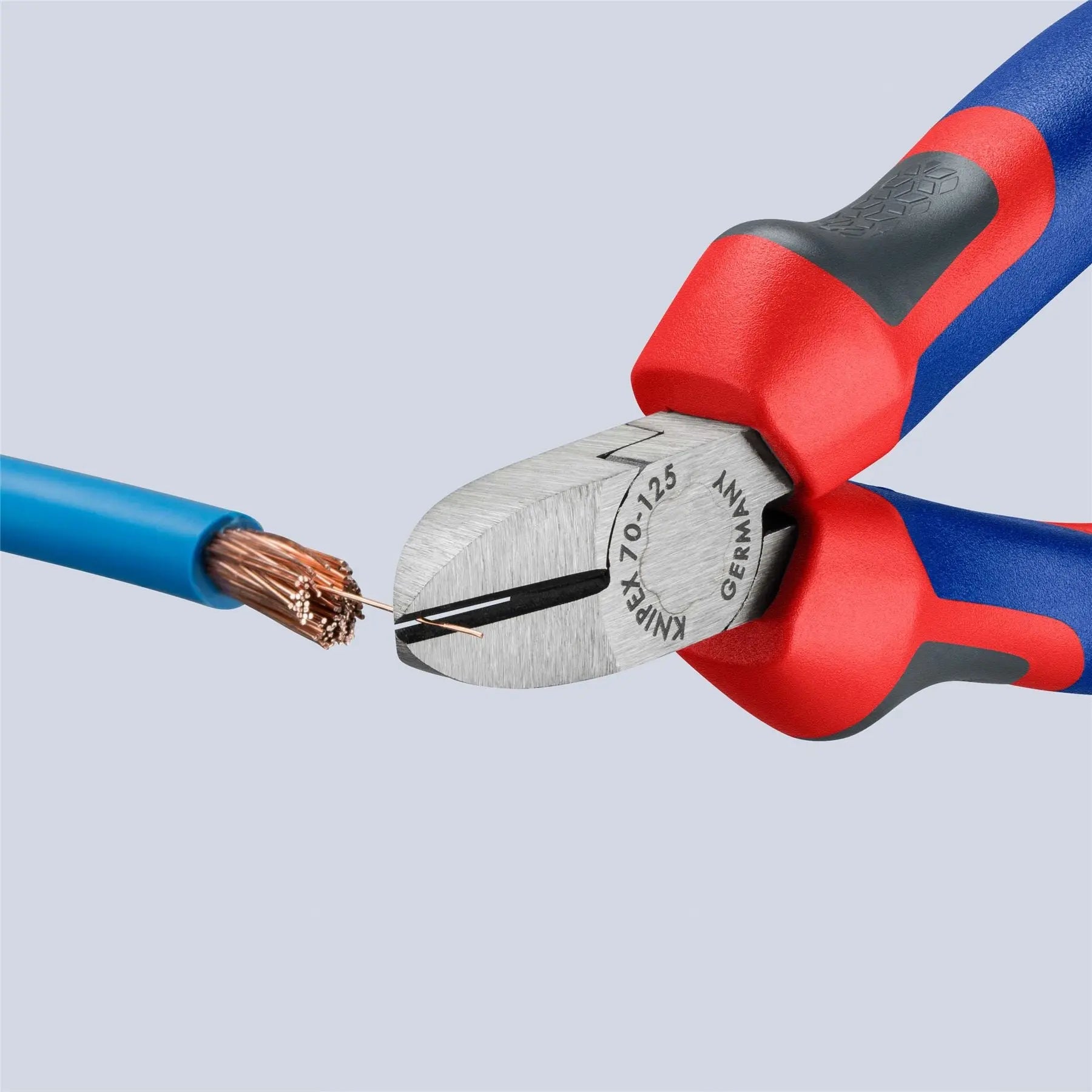 KNIPEX Diagonal Side Cutting Pliers 125mm with Comfort Handles 70 02 125 SB  White Rose Tools
