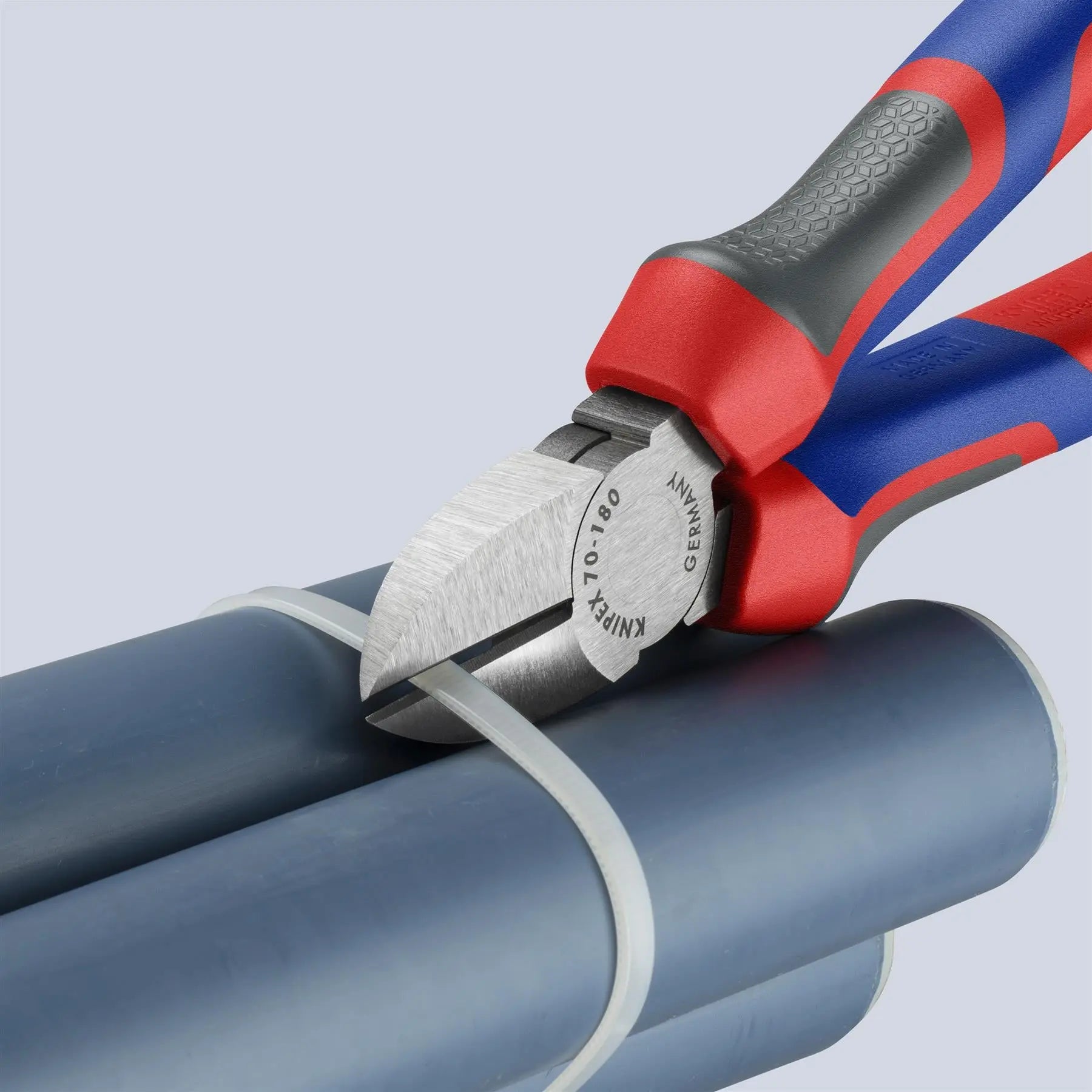 KNIPEX Diagonal Side Cutting Pliers 180mm with Comfort Handles 70 02 180 