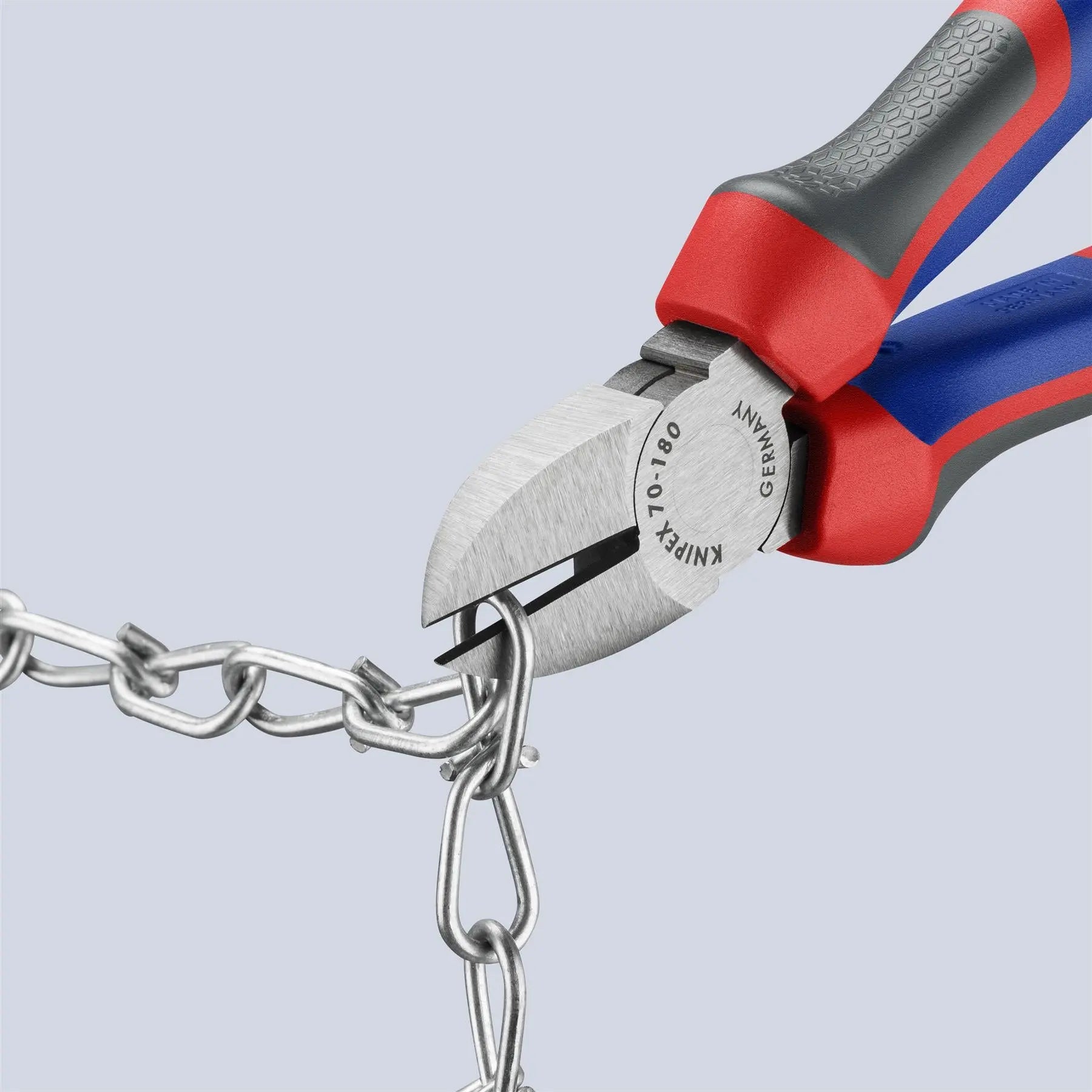KNIPEX Diagonal Side Cutting Pliers 180mm with Comfort Handles 70 02 180 