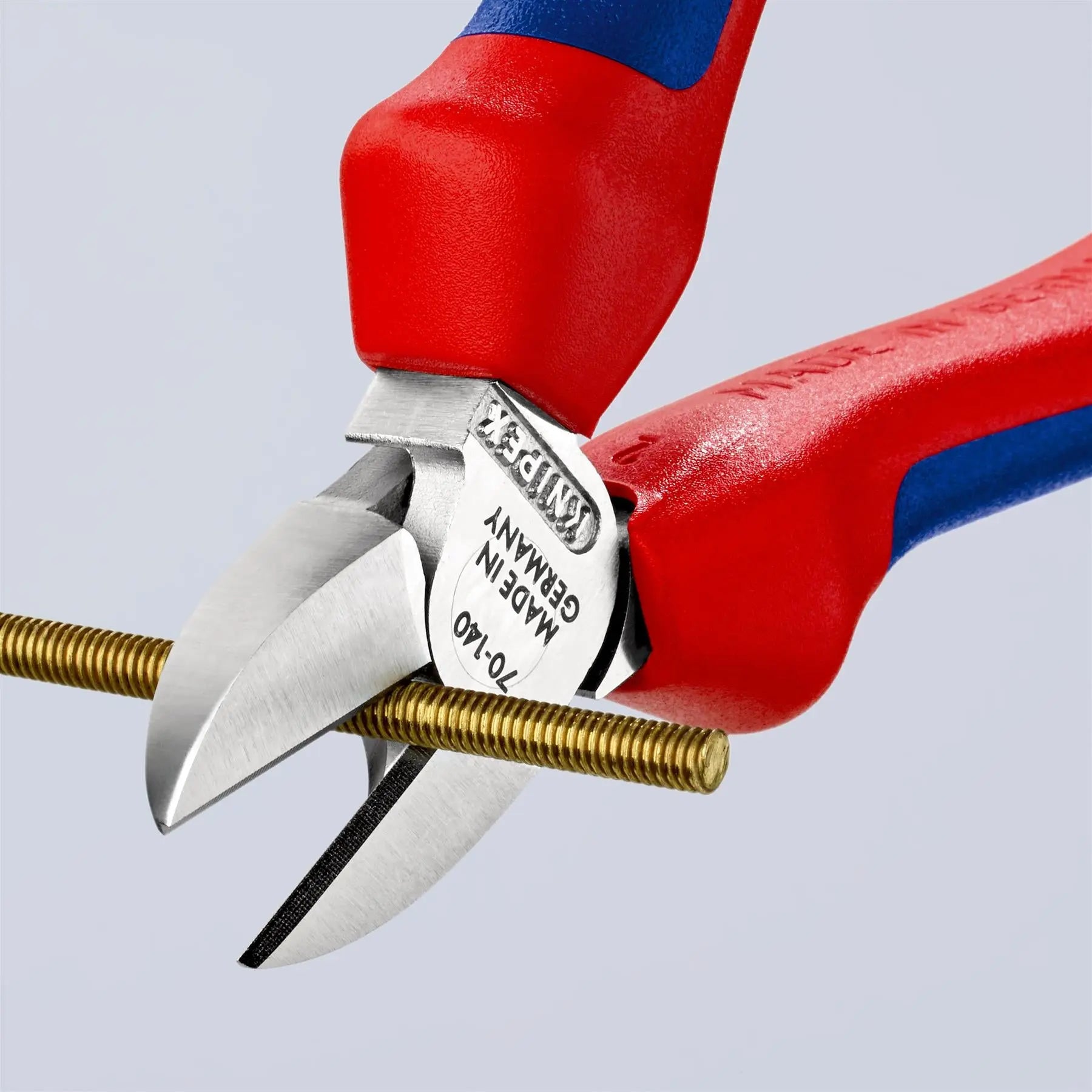 KNIPEX Diagonal Side Cutting Pliers Chrome 140mm Multi Component Grips 70 05 140  White Rose Tools