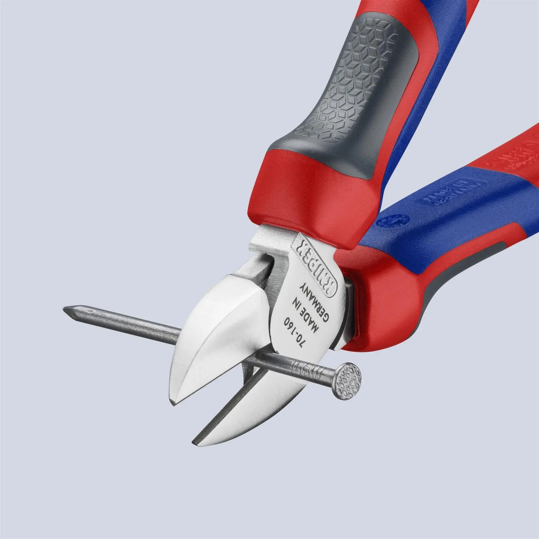 KNIPEX Diagonal Side Cutting Pliers Chrome 160mm with Comfort Handles 70 05 160  White Rose Tools