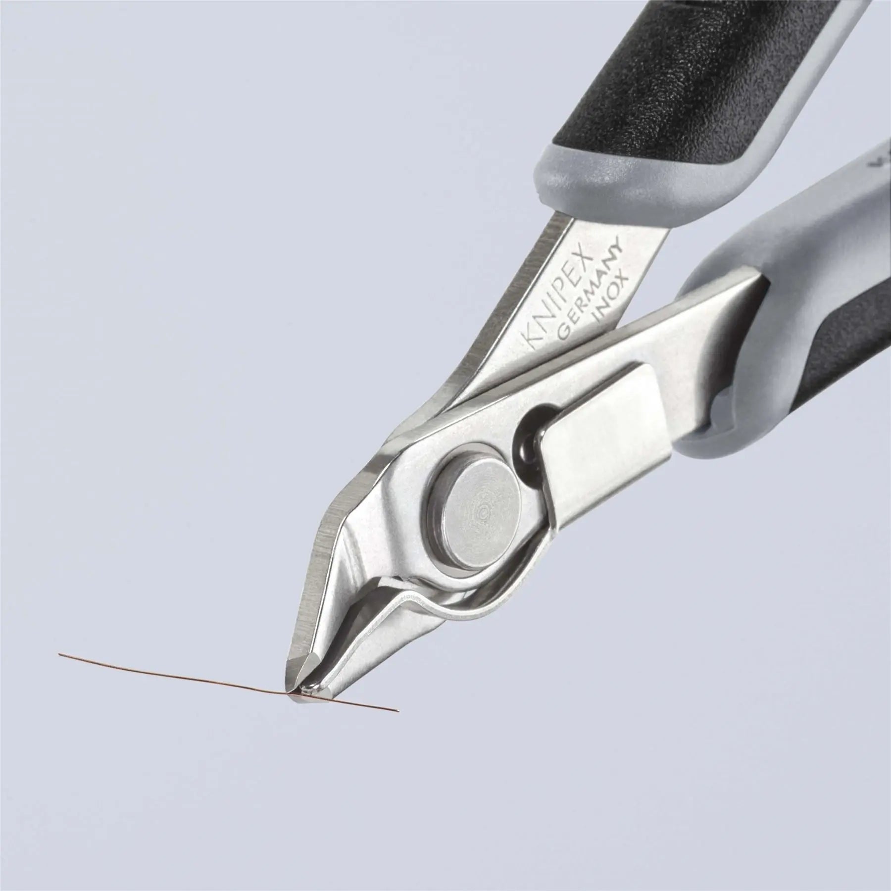 KNIPEX Electronics Super Knips Precision Cutting Pliers 125mm Multi Component Grips 78 13 125 ESD  White Rose Tools