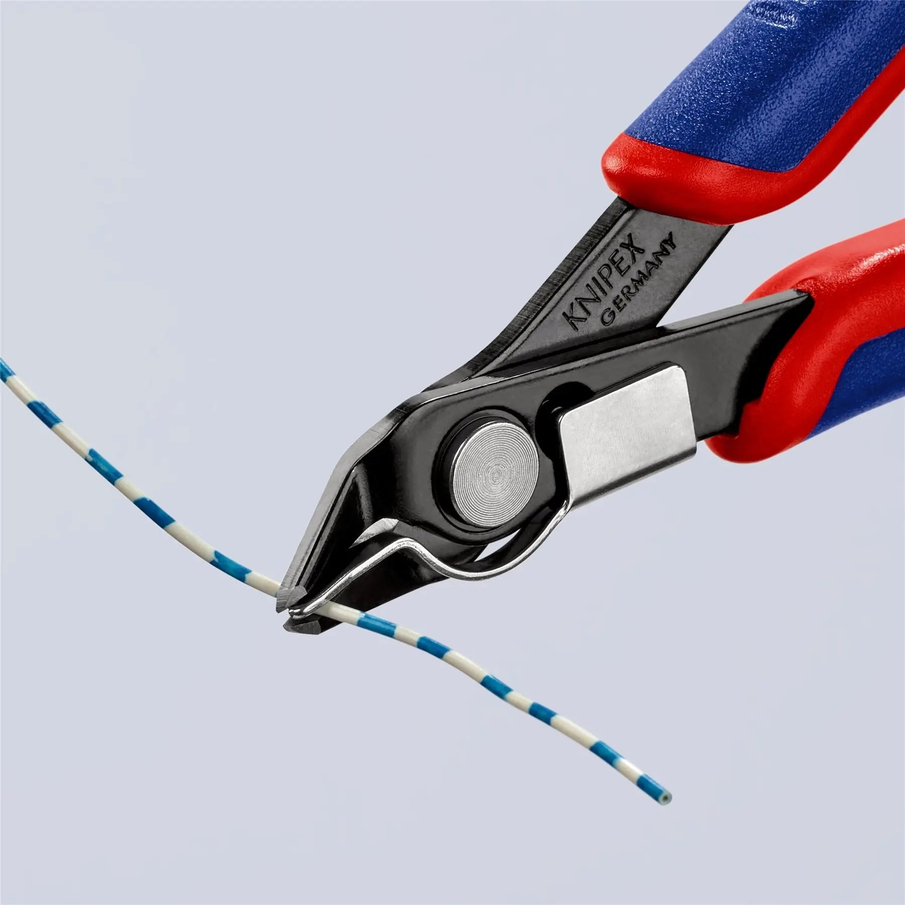 KNIPEX Electronics Super Knips Precision Cutting Pliers 125mm Multi Component Grips 78 91 125  White Rose Tools