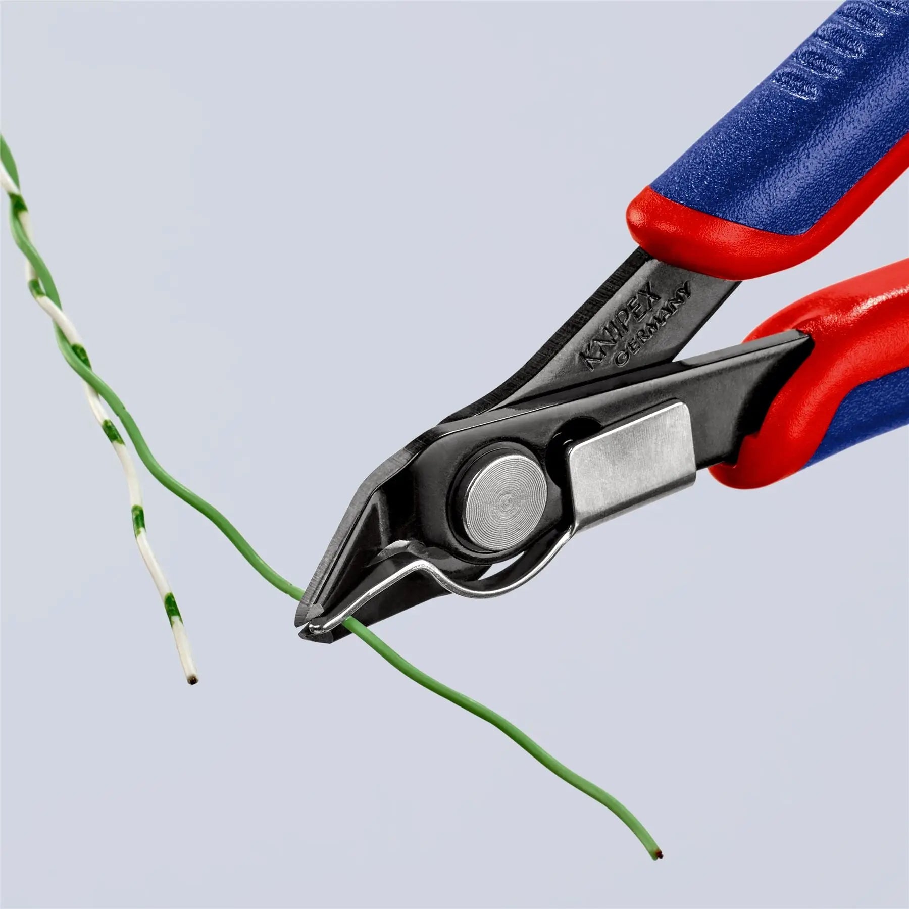KNIPEX Electronics Super Knips Precision Cutting Pliers 125mm Multi Component Grips 78 91 125  White Rose Tools