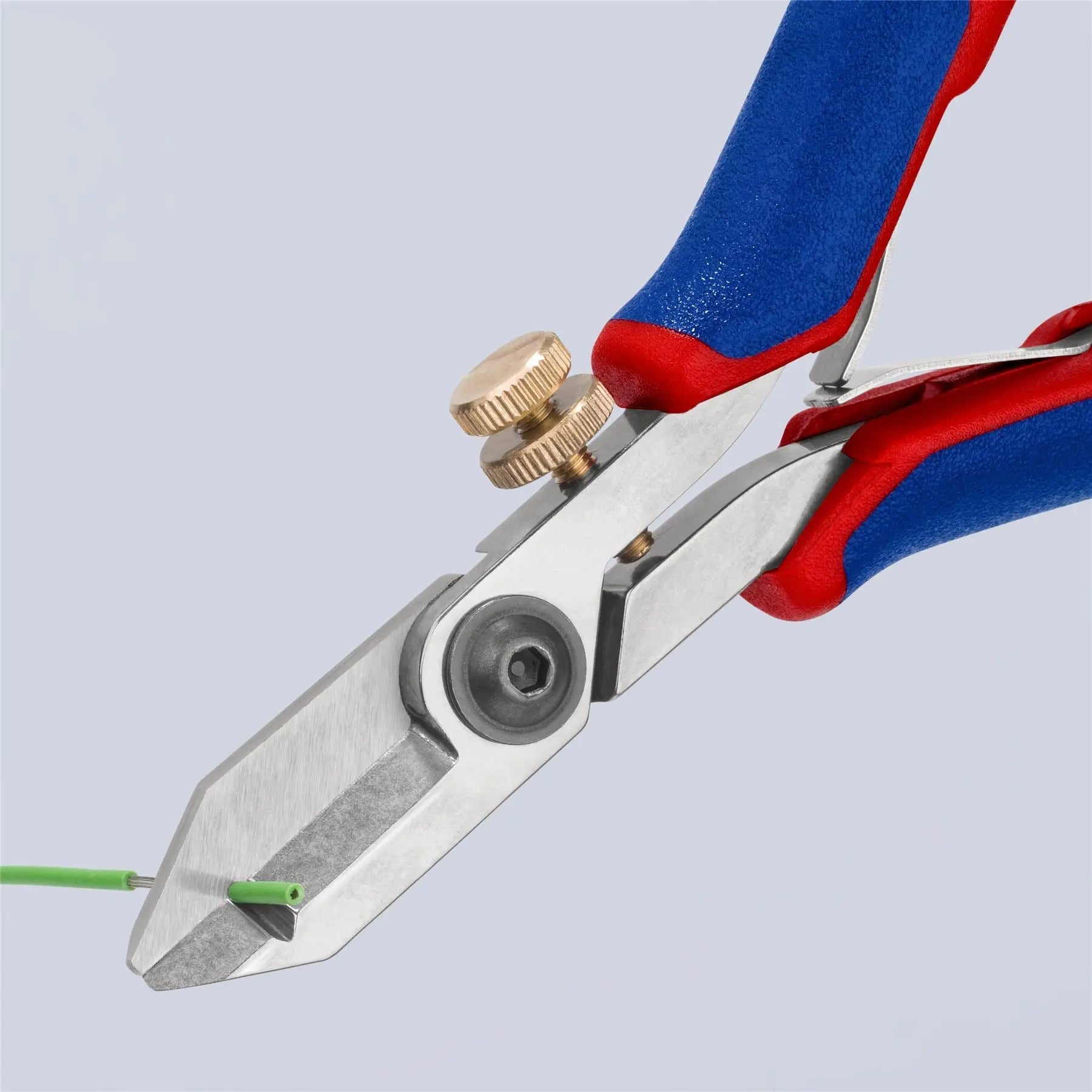 KNIPEX Electronics Wire Stripping Shears Pliers 130mm Multi Component Grips 11 82 130  White Rose Tools