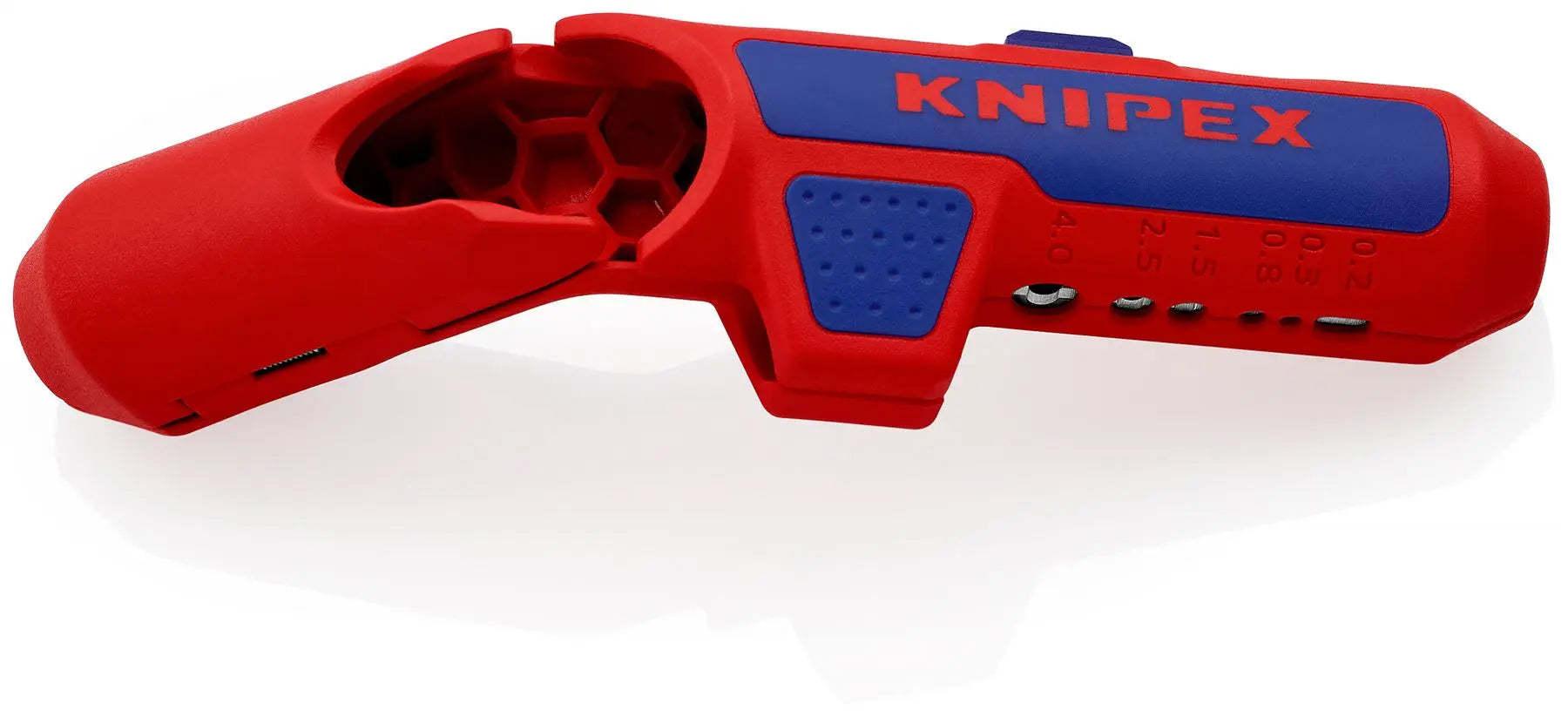 KNIPEX ErgoStrip Universal Wire Stripping Tool for Left Handers 135mm 16 95 02 SB  White Rose Tools