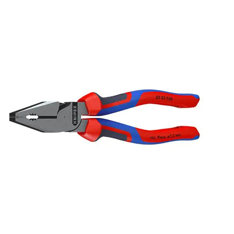 KNIPEX High Leverage Combination Pliers 200mm Multi Component Grips 02 02 200  White Rose Tools