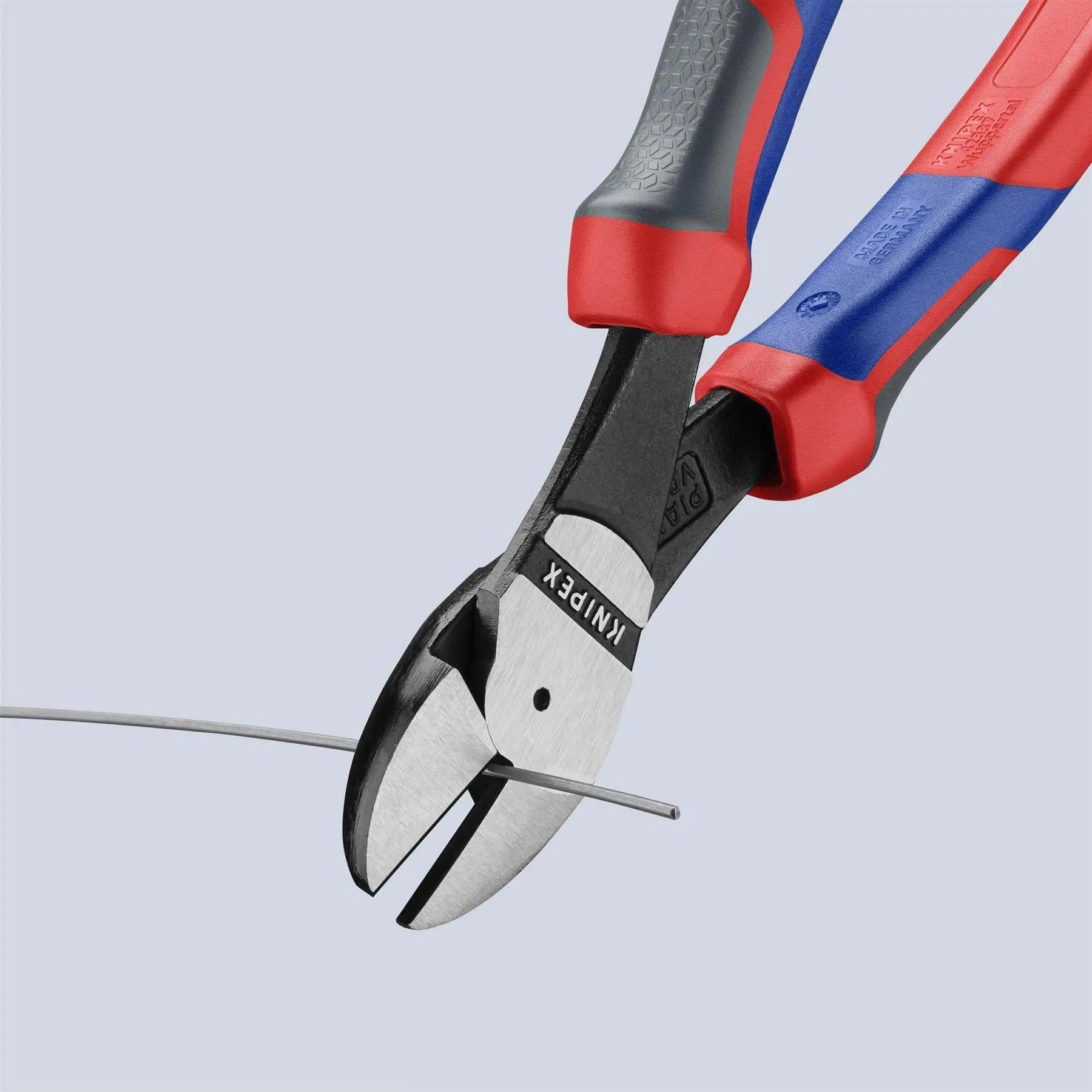 KNIPEX High Leverage Diagonal Side Cutting Pliers 200mm with Comfort Handles 74 02 200  White Rose Tools