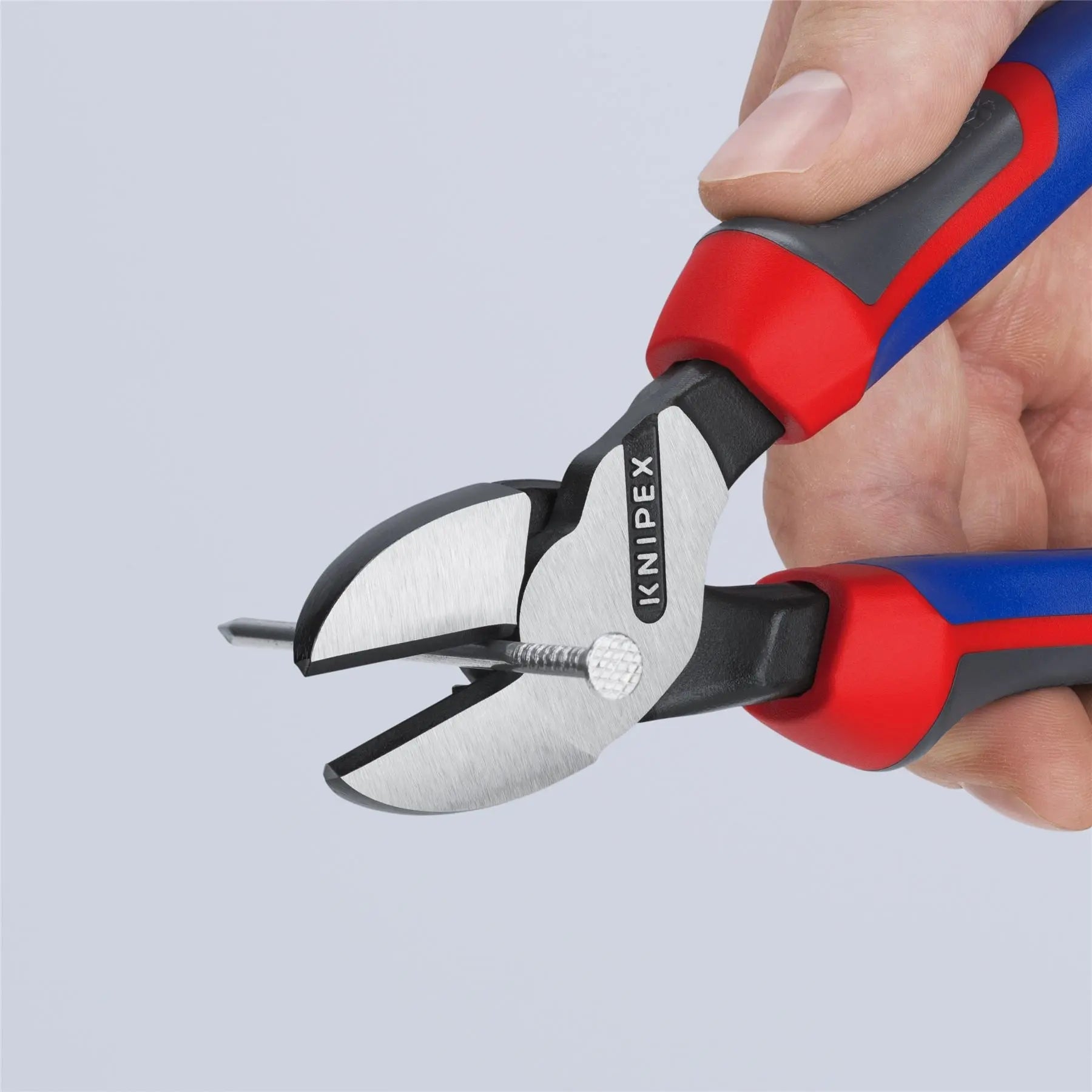 KNIPEX High Leverage Diagonal Side Cutting Pliers 200mm with Comfort Handles 74 02 200 SB  White Rose Tools