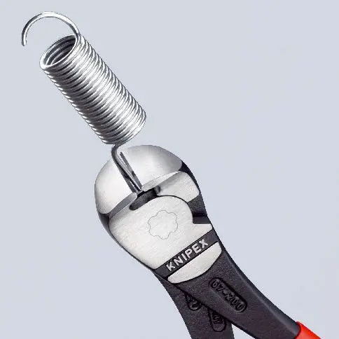 KNIPEX High Leverage End Cutting Nipper Pliers 140mm Plastic Coated Handles 67 01 140 SB  White Rose Tools
