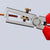 KNIPEX Insulation Wire Stripper with Opening Spring Universal 160mm Multi Component Grips 11 02 160 SB  White Rose Tools
