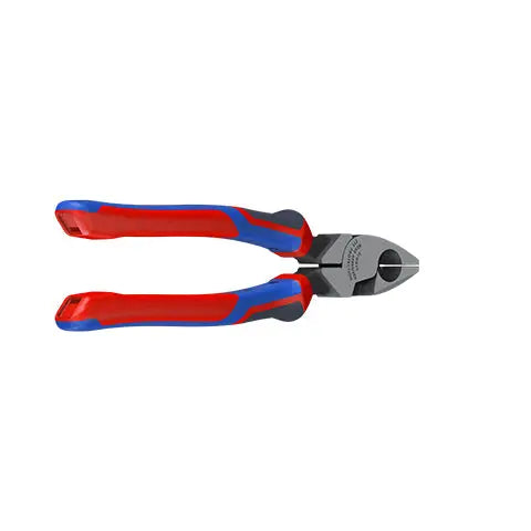 KNIPEX Linemans Pliers American Style 240mm Multi Component Grips 09 02 240  White Rose Tools